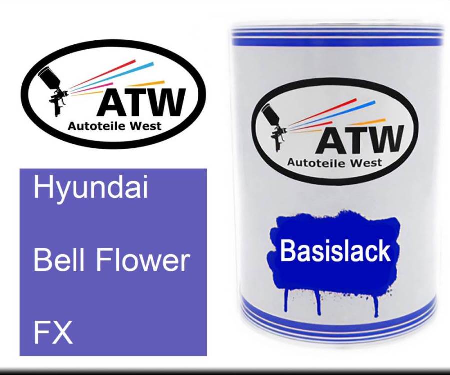 Hyundai, Bell Flower, FX: 500ml Lackdose, von ATW Autoteile West.